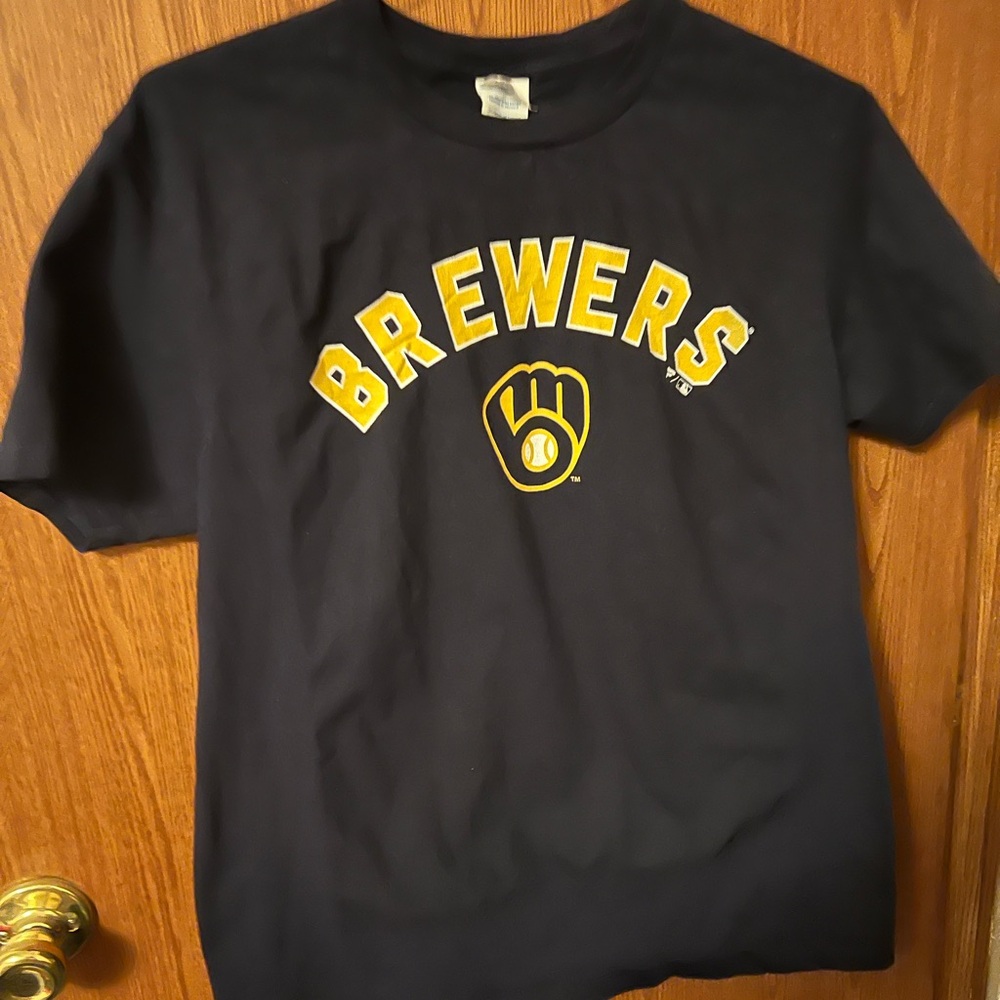 Men’s Fanatics Graig Counsell Milwaukee Brewers T-Shirt Size Large